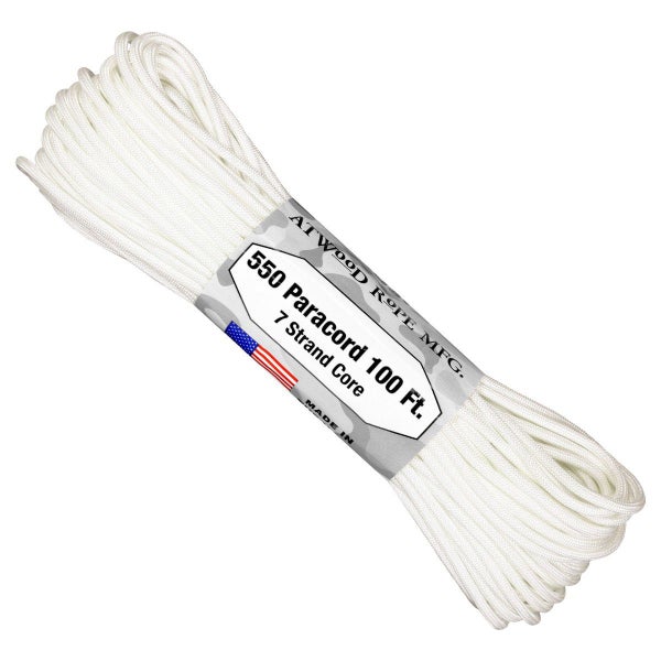 Atwood Rope USA Paracord 550 - White - 10m Carousel 2