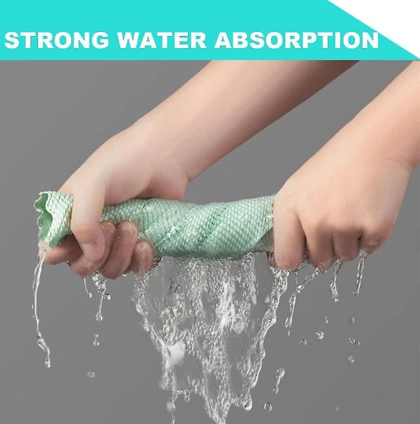 12 Pack Microfiber Cleaning Cloths - Reusable Cloths for Kitchen, Bathroom, Car, Carousel 2