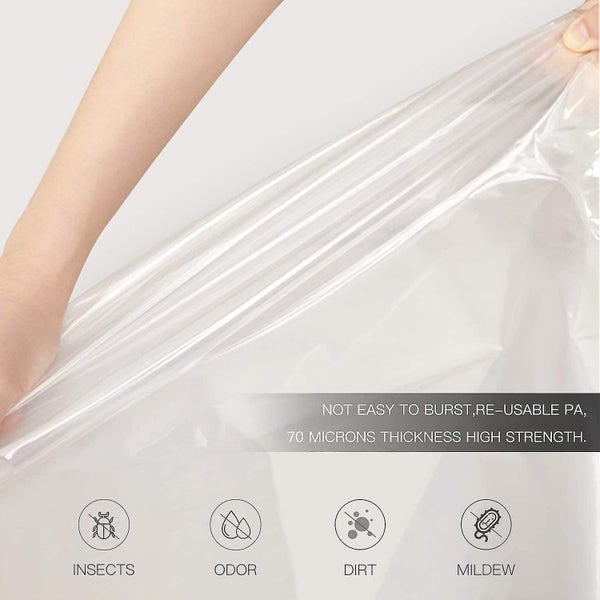 Vacuum Storage Bag, 6 Bags (80 X 100 Cm) Reusable Vacuum Storage Bags With Trave Carousel 4