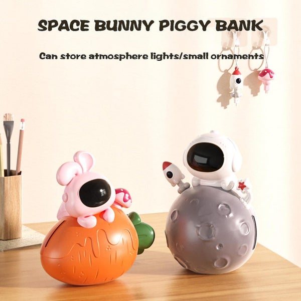 Piggy Bank Rabbit Money Bank Unbreakable Money Banks Build Up Kids\' Good Habits Carousel 2