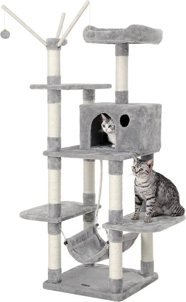 Cat Tree Tower With Hammock and Perch Carousel 1