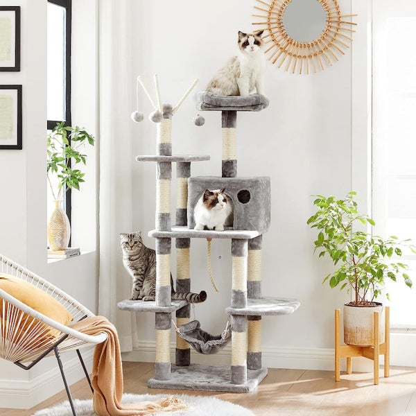 Cat Tree Tower With Hammock and Perch Carousel 2