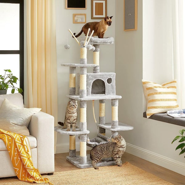 Cat Tree Tower With Hammock and Perch Carousel 8