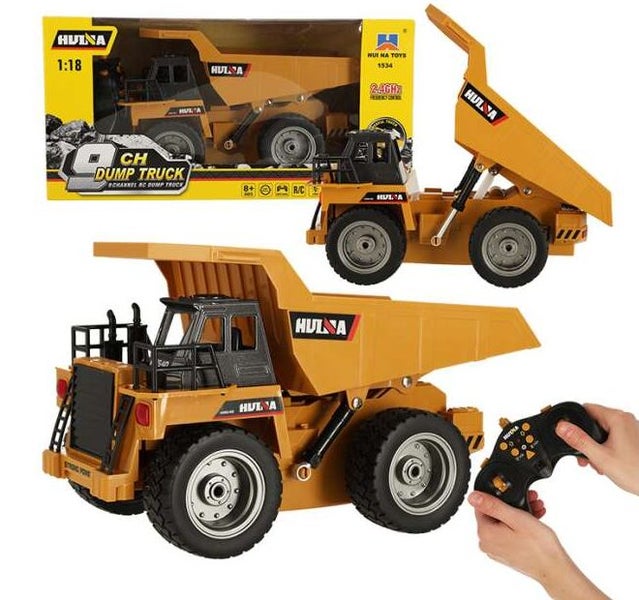 HUINA 1534 Dump Truck Model Car 1:18 Remote Control RC (Hui Na) (1540 upgrade) Carousel 1