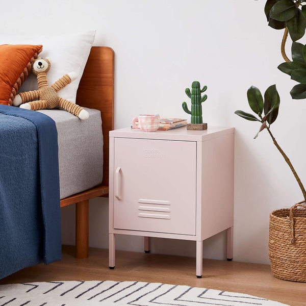 Bedside Table Locker - Pink Carousel 1