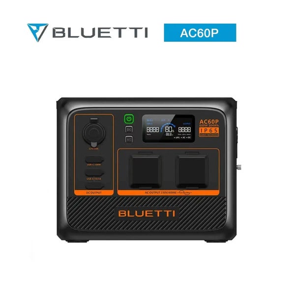 BLUETTI AC60P Portable Power Station | 600W | 504Wh Carousel 1