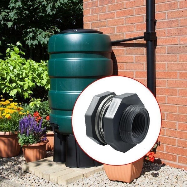 Plastic Drum Tap Installation Adapter IBC Barrel Tank Rain Water Butt Tap Spigot Carousel 2
