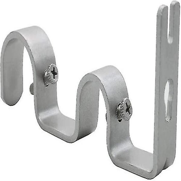 Heavy Duty Curtain Rod Bracket Double Rod Bracket 1 & 5/8 Rod, Non-adjustable, S Carousel 5