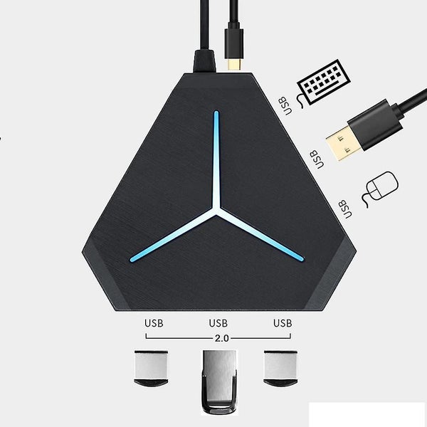 USB Hub Splitter - High-Speed Expander - ABS Extension Hub Interface - Laptop, C Carousel 2