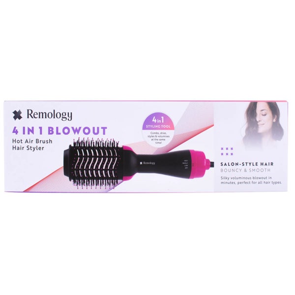Remology 4 in 1 Blowout Hot Air Brush Hair Styler 1200W Carousel 3