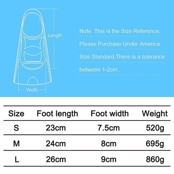 Swimming Training Fins Swim Flippers Travel Size For Snorkeling Diving Pool Acti Carousel 2