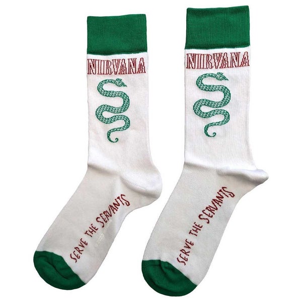 Nirvana Ankle Socks Serve The Servants new Official Mens White (UK SIZE 7 - 11) Carousel 2