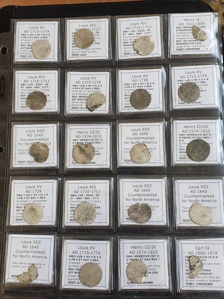Lot of 20 French early modern silver coins from 1560-1774 AD Carousel 1