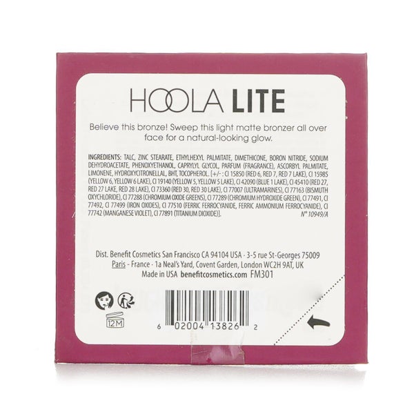 BENEFIT - Hoola Light Matte Bronzer - #Hoola Lite 8g/0.28oz Carousel 3