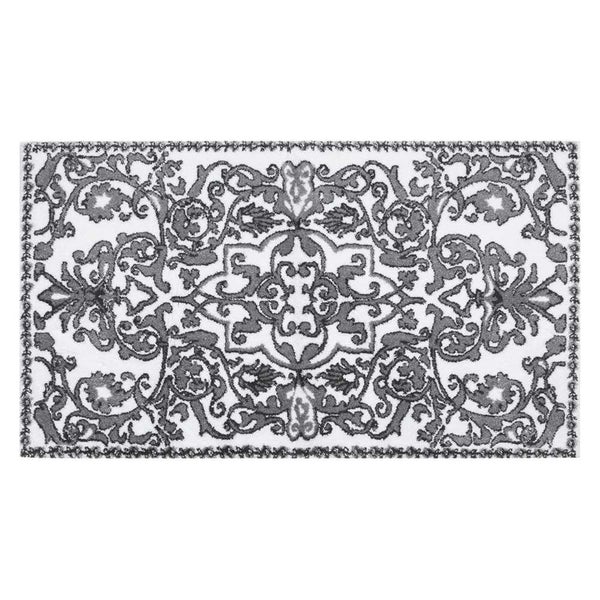 Abyss & Habidecor Perse Bath Rug Silver 60x100cm Carousel 1