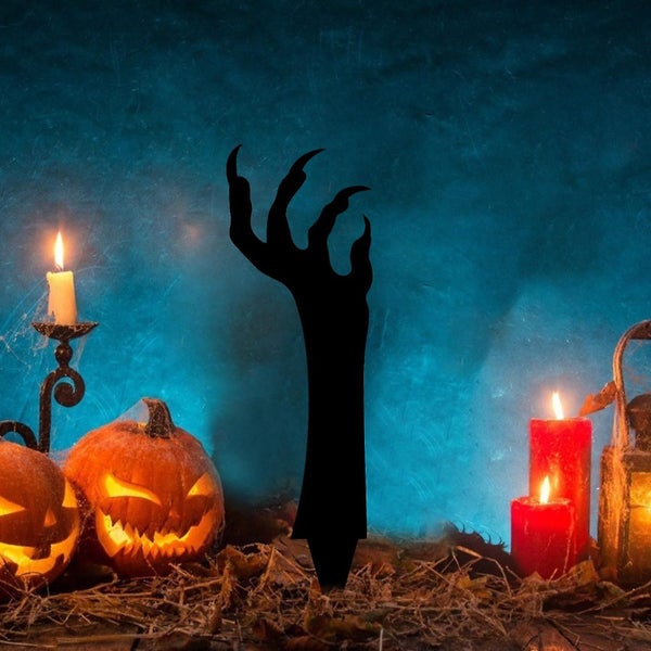 Halloween Decor - Halloween Metal Hand Garden Decoration - Home Garden Decoratio Carousel 5