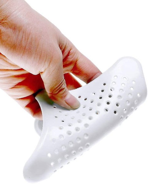 2-Pack Silicone Sink Strainer - Shower and Kitchen Drain Filter - Suction Cup Dr Carousel 5