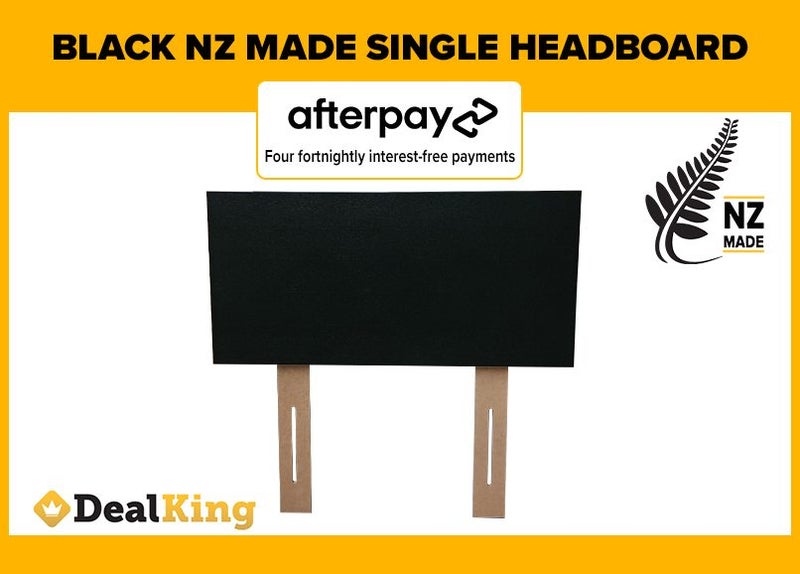 • BLACK FULLY ASSEMBLED NZ MADE SINGLE HEADBOARD $95 • Carousel 1