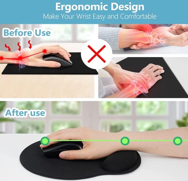 Ergonomic Mouse Pad with Wrist Rest Support Carousel 2
