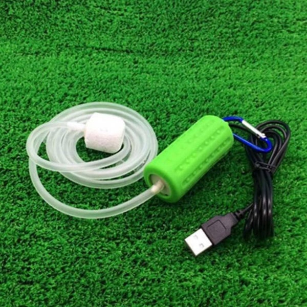 Aquarium Oxygen Pump Mute Mini Portable Usb Energey Saving Air Pump For Fish Tan Carousel 5