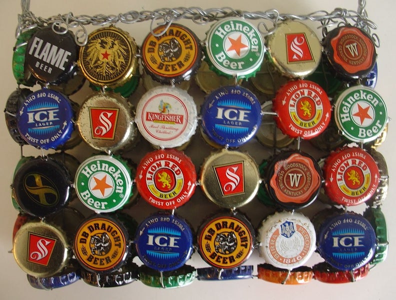 Kiwiana Craft Beer Bottle Top Handbag Carousel 2