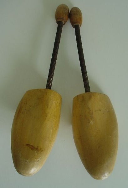 Vintage Wooden Shoe Stretchers Carousel 1