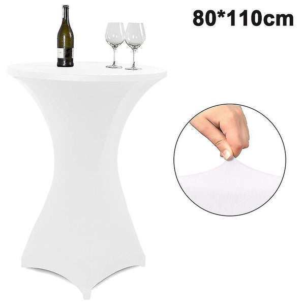 Cocktail Round Spandex Table Cover Four-way Tight Fitted Stretch Tablecloth Tabl Carousel 2