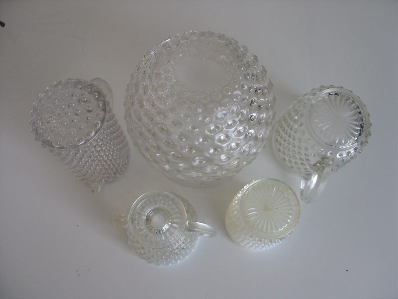 Bubble or Hobnail Glass Collection Carousel 2