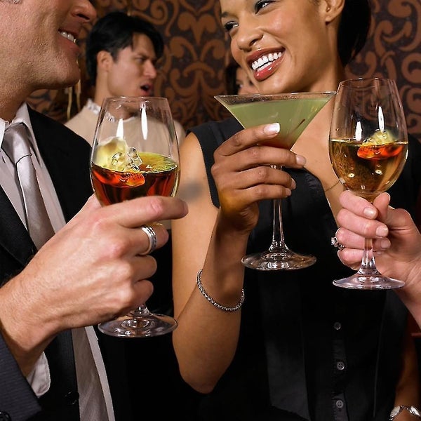 Skull Shaped Whisky Cocktail Ice Cubes Tray - Silicone Mold for Candy and Ice Cr Carousel 5