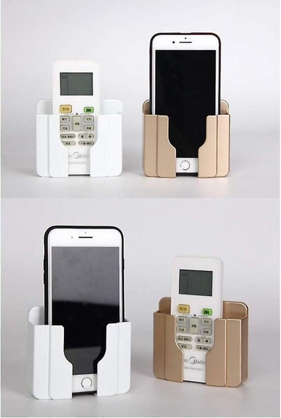 Adhesive Remote Control Storage Box - Wall Phone Holder, Damage-free, Wall Brack Carousel 2