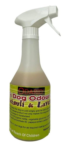 ODARID JAMIE'S DOG SPRITZER with PATCHOULI & LAVENDER 500ml Carousel 1