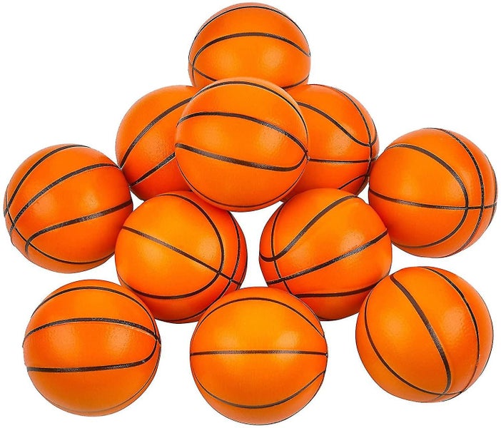 Mini Basketball Stress Balls - (pack Of 12) 1.57 Inch Small Foam Basketballs For Carousel 1