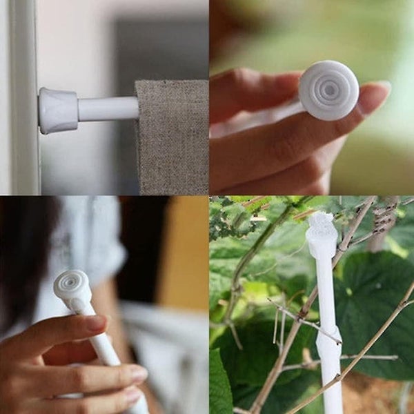 Expandable Curtain Rod - Tension Rod for Mesh Curtains - Telescopic Rod for Show Carousel 5