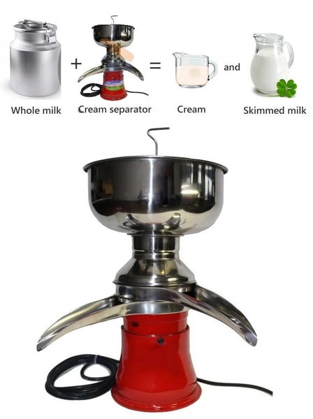Milk Cream Separator Electric Centrifugal Butter separator Stainless Steel 304 Carousel 2