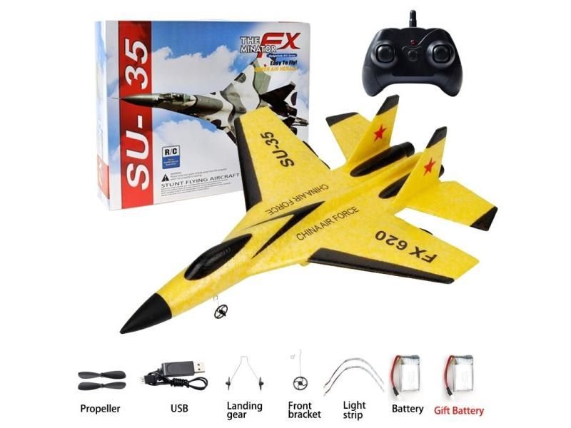 RC Foam Aircraft SU 35 Plane 2.4G Radio Control Glider Remote Control Fighter Carousel 2