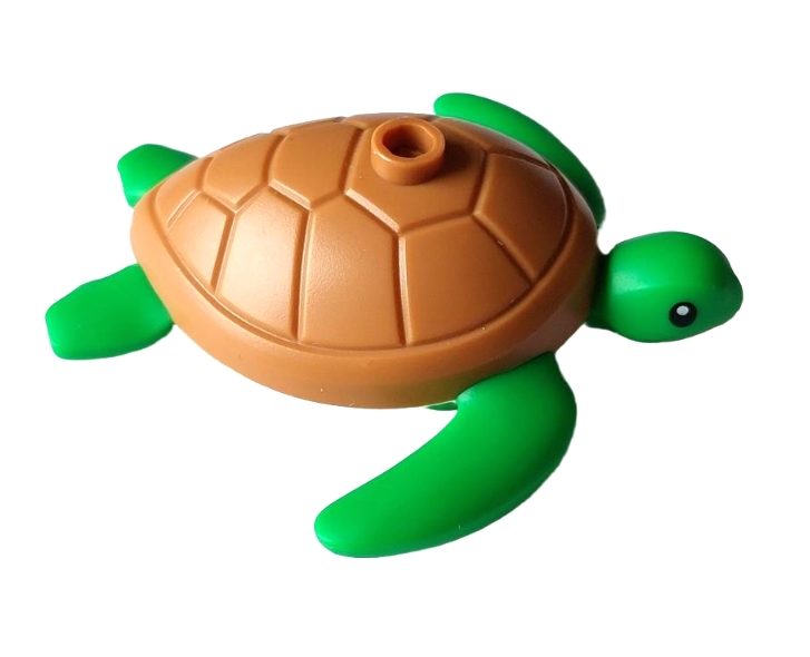 NEW - Lego Sea Turtle Large bright green Carousel 1
