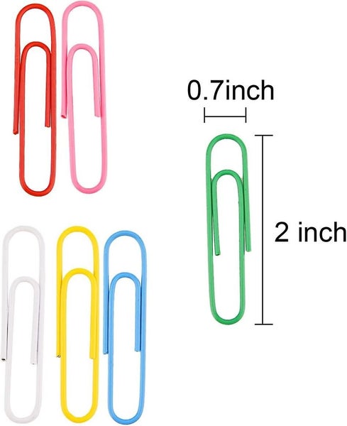 Large Colorful Paper Clips Carousel 2