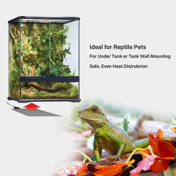 Heating Mat Reptile Heat Pad Breed 7W 2-Pack for Tank Turtle Incubator Carousel 6