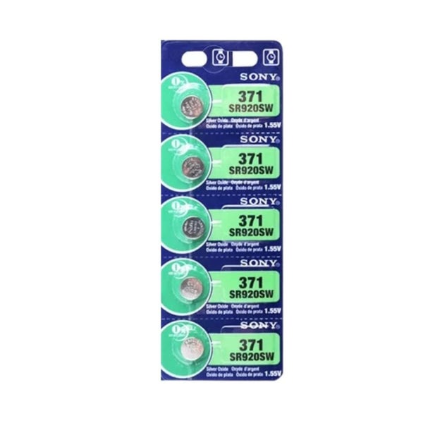 Sony 371 / SR920SW Watch Batteries (5 Pack) Carousel 1