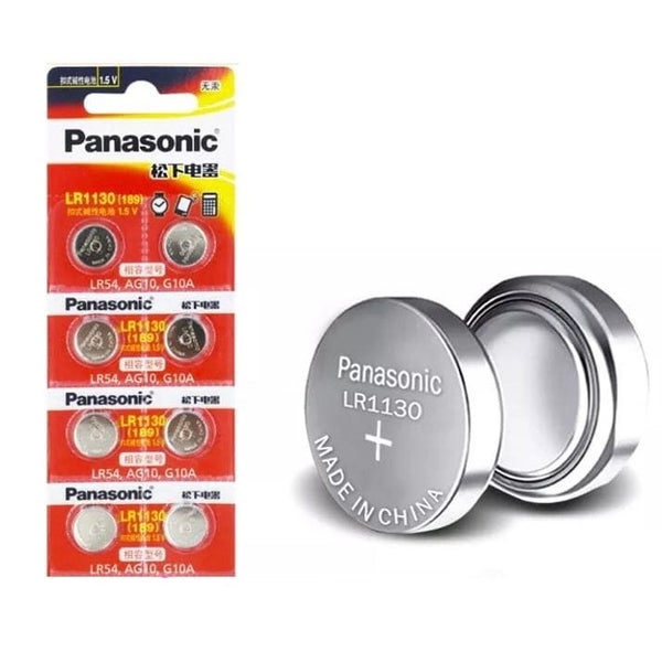 Panasonic LR1130 / 189 Watch Batteries (8 Pack) Carousel 1