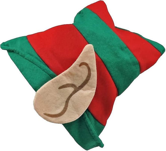 Santa's Little Helper Elf Hat With Cloth Ears Carousel 2