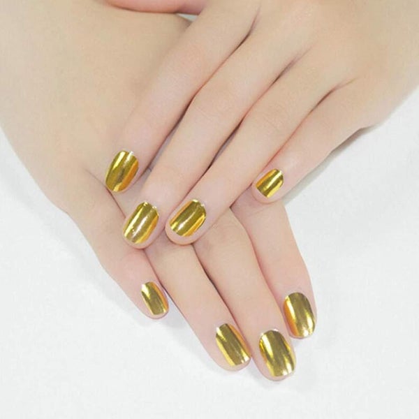 Holographic Nail Foil Transfer Sticker Roll Set - 10 Rolls Metallic Color Mix-pa Carousel 5