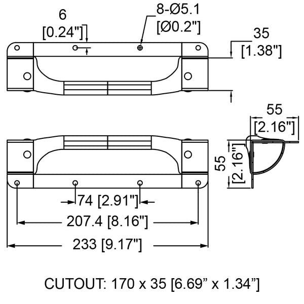 Penn Elcom - H2026 - Corner Handle. Carousel 2