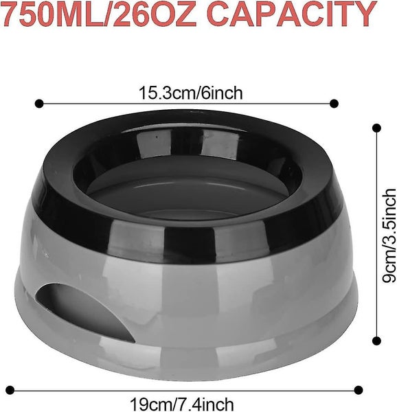 Pet Floating Water Bowl - Anti-Overflow Non-Spill Water Bowl for Dogs and Cats, Carousel 5