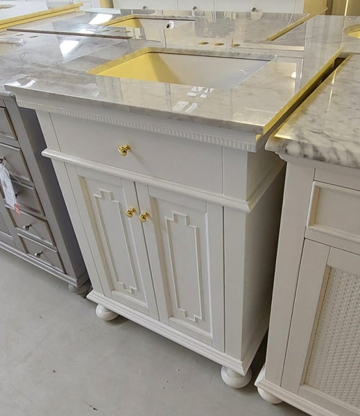 CLEARANCE - Stuart Single Vanity W66cm * Floor Defect Model *55% OFF* Carousel 2