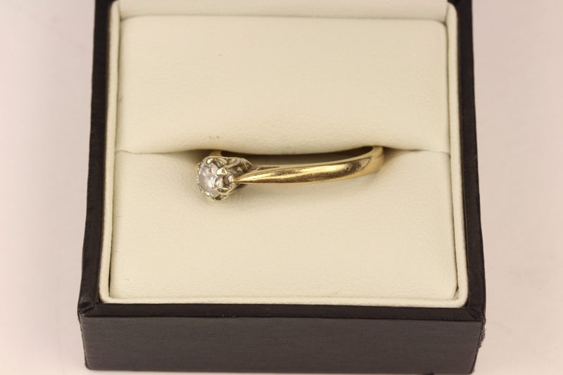 0.25CT 9ct Crown-set Diamond ring Carousel 2