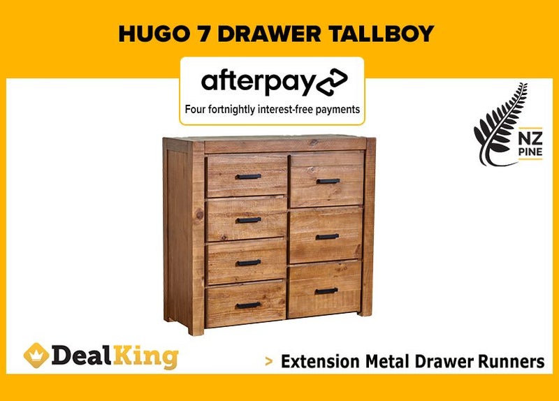 • HUGO 7 DRAWER TALLBOY $699 • Carousel 1