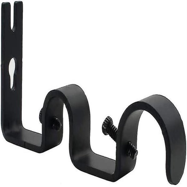 Heavy Duty Double Curtain Rod Bracket - 1 & 5/8 Rod, Set of 6 Non-Adjustable Bra Carousel 5