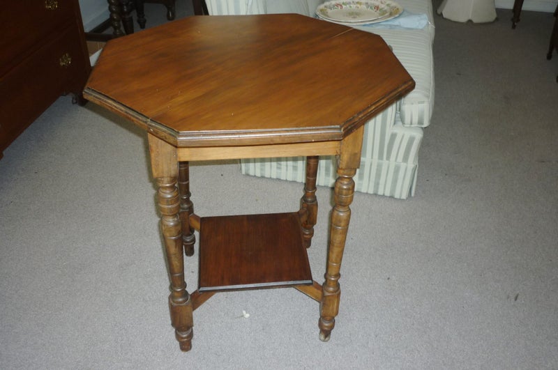 EDWARDIAN OCTAGONAL KAURI TABLE Carousel 2