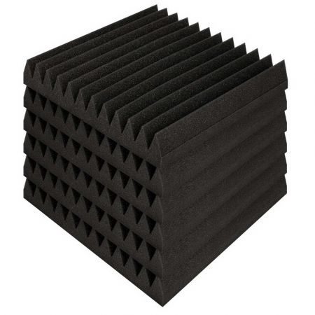 60pcs Acoustic Foam Panels Tiles Studio Sound Absorbtion Soundproof Carousel 1